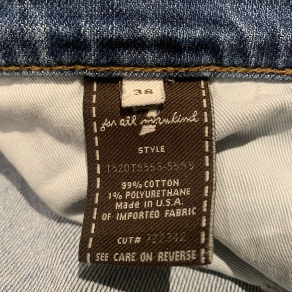 🔥Host Pic🔥 7 For All Mankind Mens Bootcut Blue Jeans Size 38x34 (EUC) - Picture 7 of 7